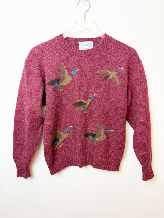 Dean's of Scotland Other - Deans of Scotland | Vintage Hand Knit Shetland Wool Ducks in Flight Sweater